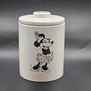 Disney Minnie Mouse Canister Cookie Jar Ceramic